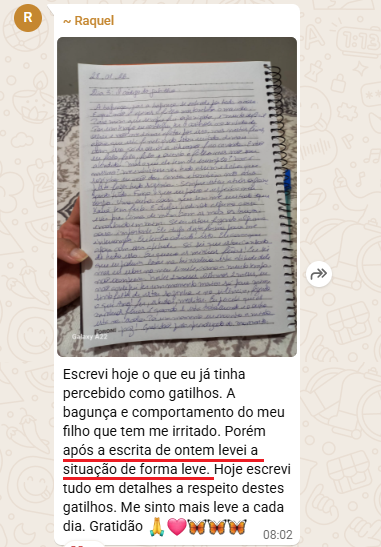 Depoimento - seguranca e acolhimento